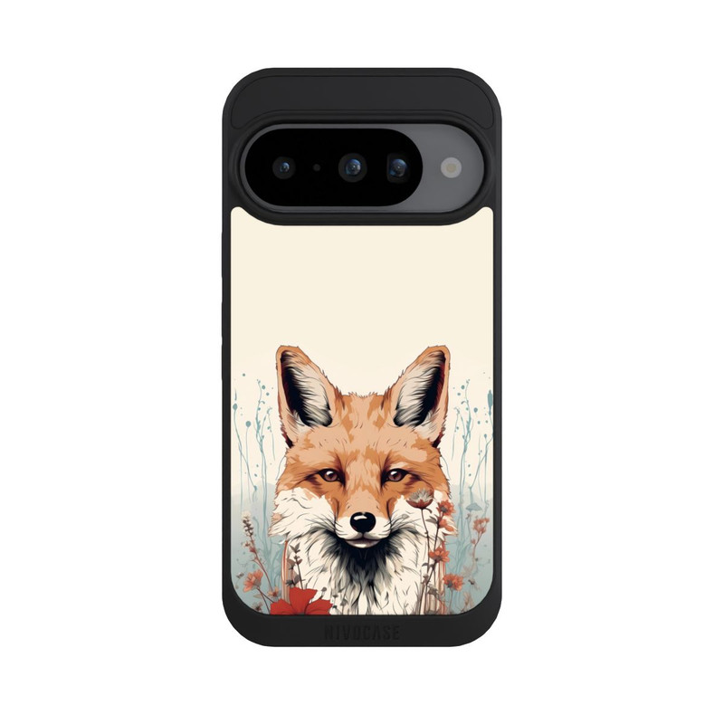 Pixel 10 NIVOpure Renard avec des fleurs