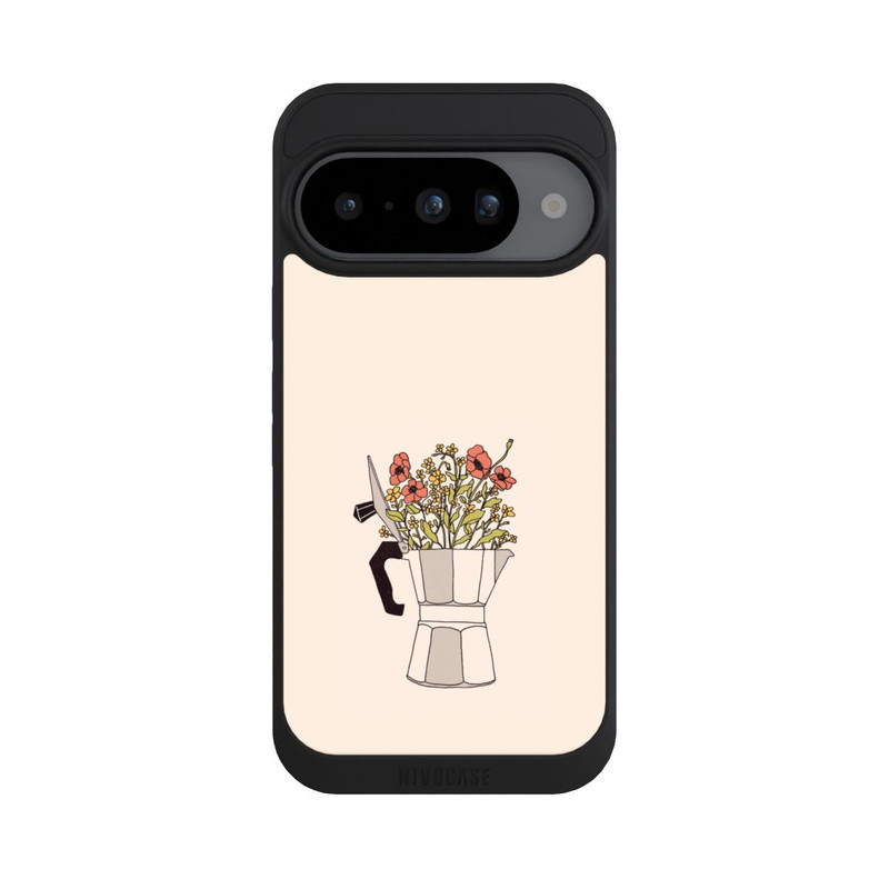 Pixel 10 NIVOpure Moka Blumen