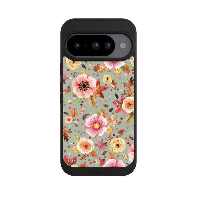 Pixel 10 NIVOpure Autumn Flowers Soft Green