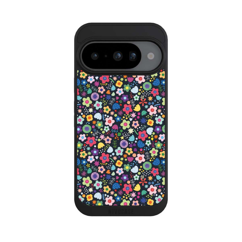 Pixel 10 NIVOpure Psychedelic Flowers Multi Black
