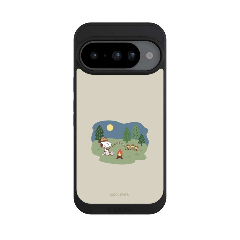 Pixel 10 NIVOpure Snoopy Lagerfeuer