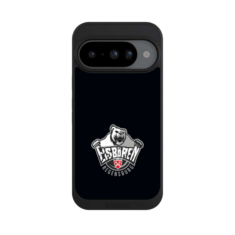 Pixel 10 NIVOpure Eisbären Logo Schwarz 