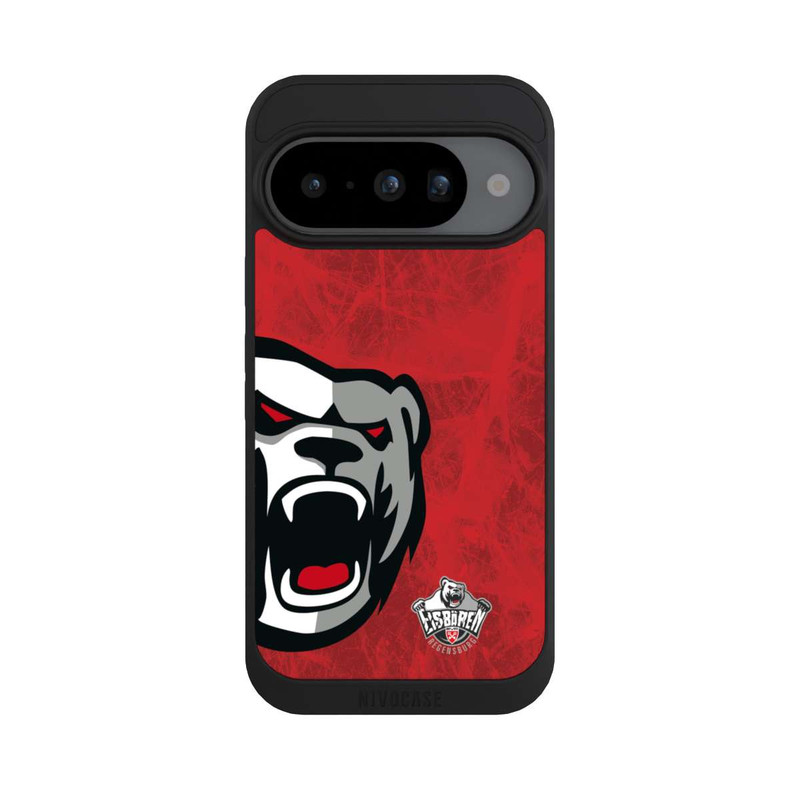 Pixel 10 NIVOpure Eisbären Logo Groß Rot