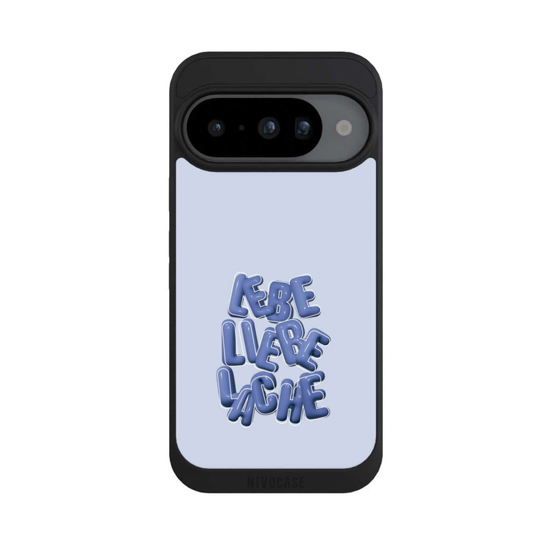 Pixel 10 NIVOpure Lebe Liebe Lache Blue
