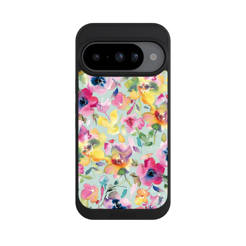 Pixel 10 NIVOpure Künstlerischer Sommer Psychedelic Floral