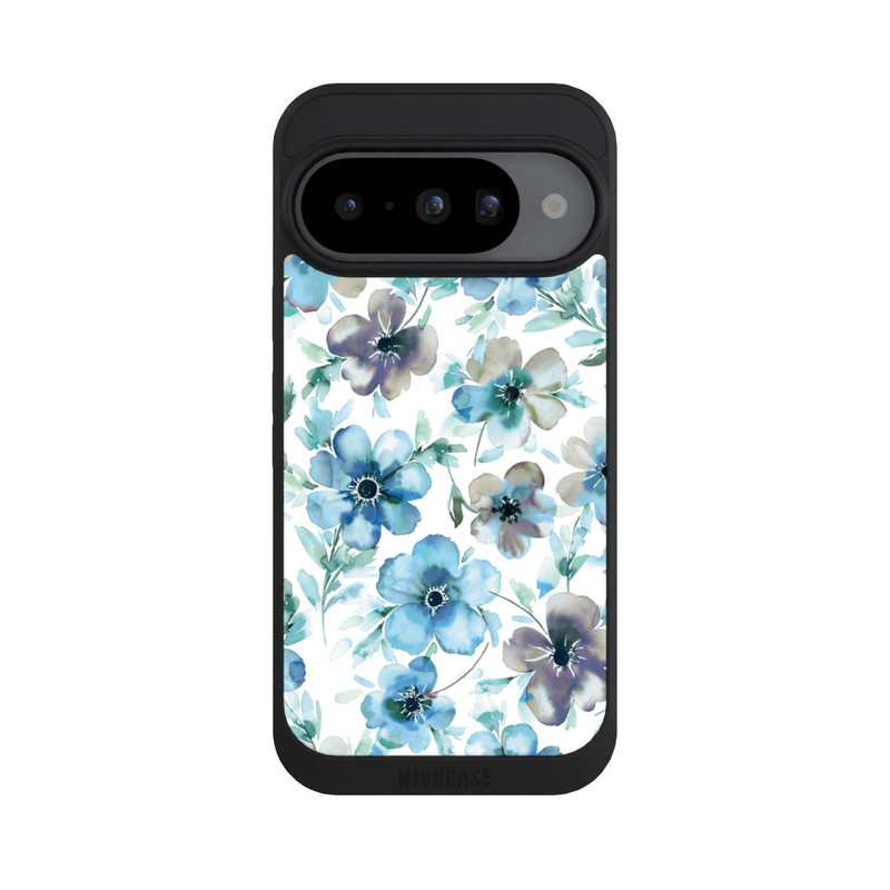 Pixel 10 NIVOpure Blaues Blumenmuster Trendy