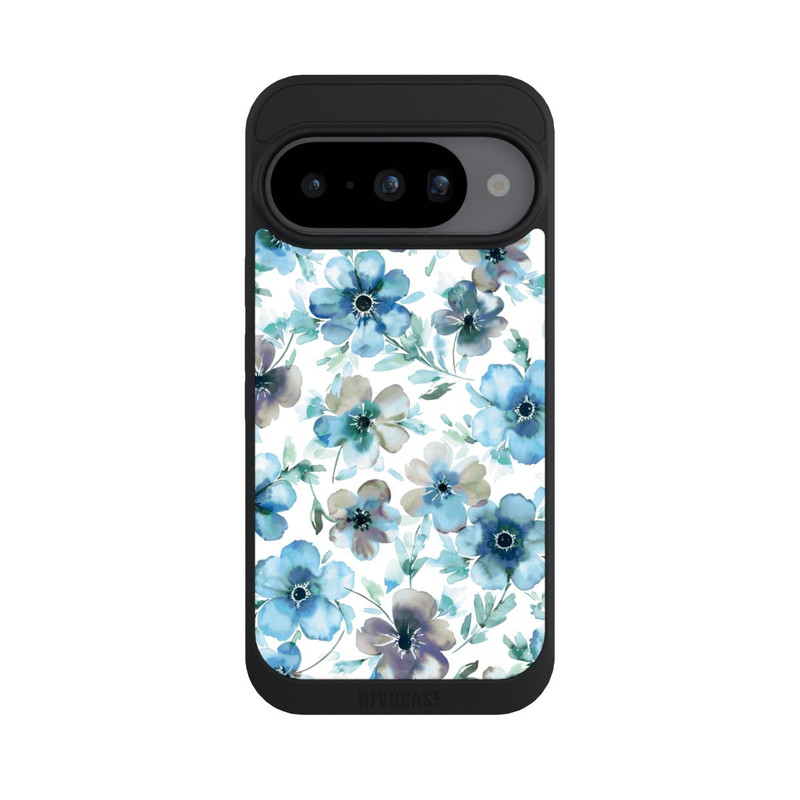 Pixel 10 NIVOpure Blue Flower Pattern Trendy