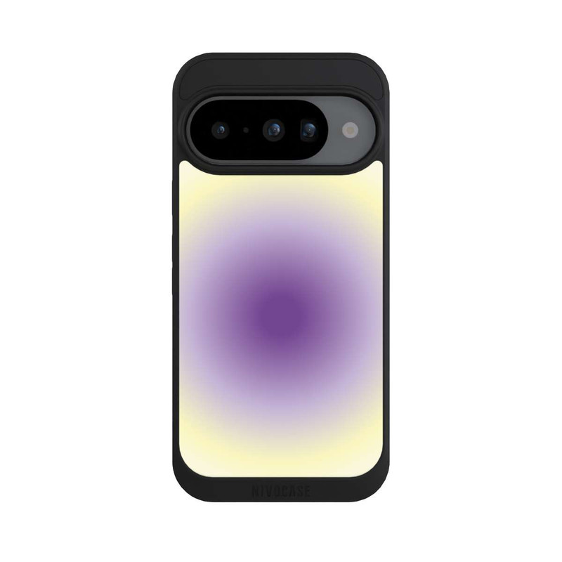 Pixel 10 NIVOpure Aura Lila Gelb Kreis
