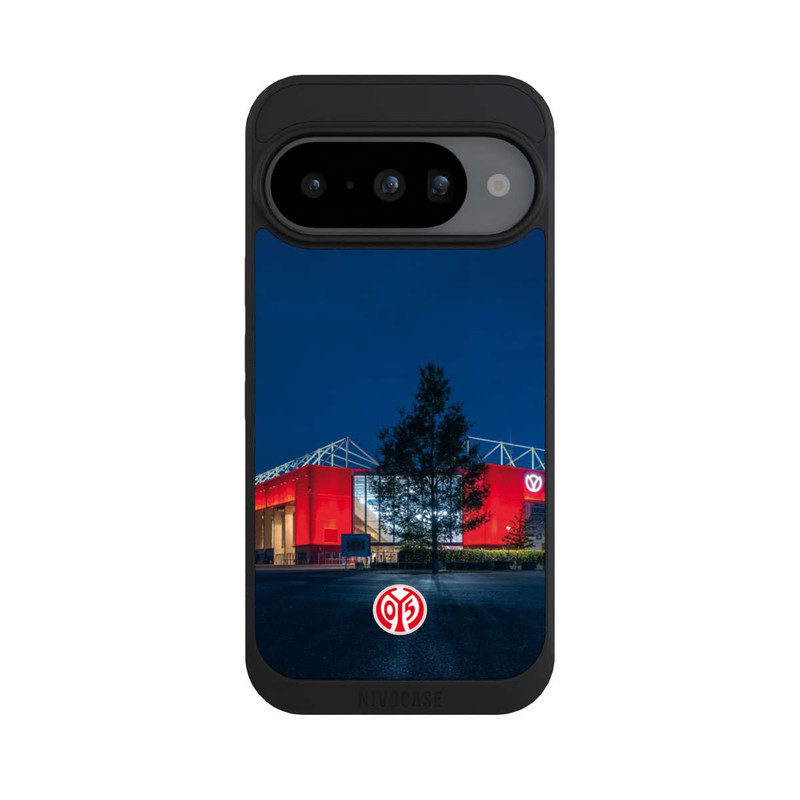 Pixel 10 NIVOpure Mainz 05 Stadion bei Nacht