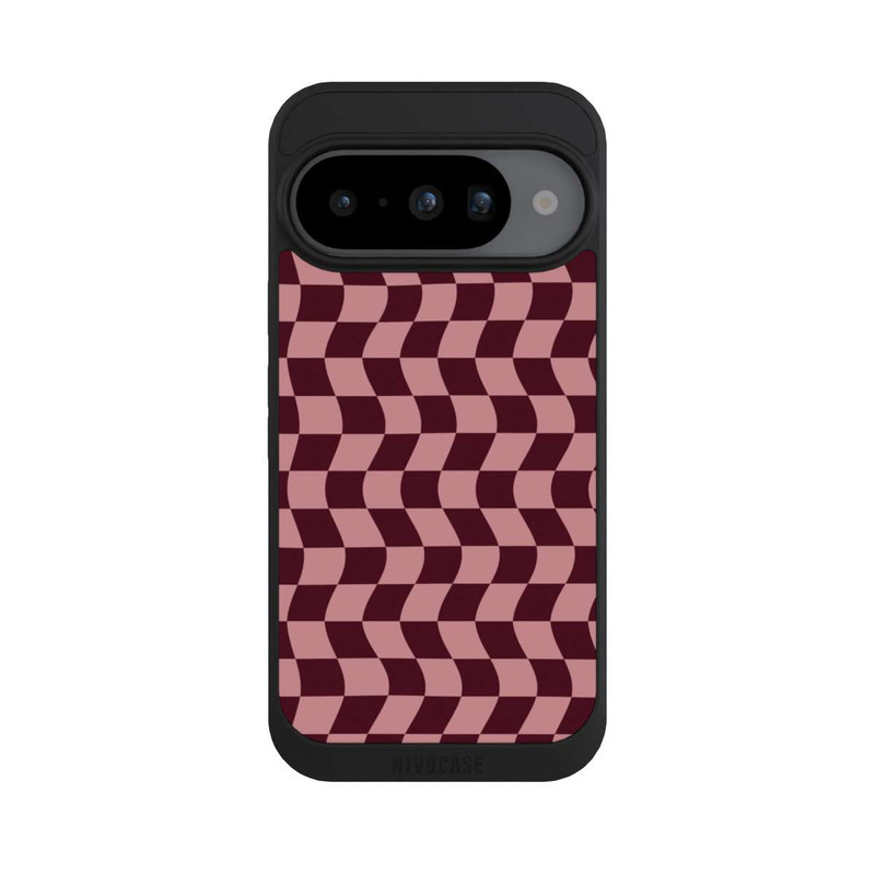 Pixel 10 NIVOpure Schachbrett Rot-Rosa