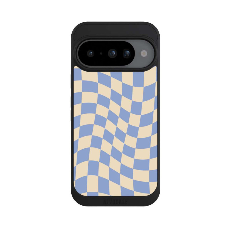 Pixel 10 NIVOpure Échiquier bleu