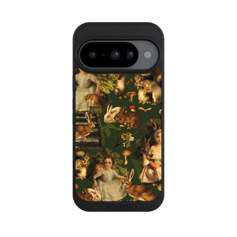 Pixel 10 NIVOpure Fille et animaux dans la forêt