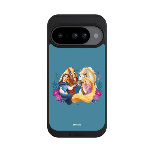 Google Pixel 10 NIVOpure Disney Princess Belle and Rapunzel with Horses