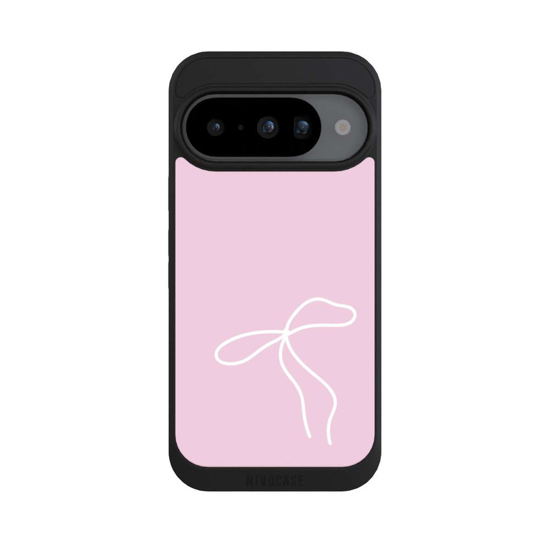 Pixel 10 NIVOpure Trendy Schleife Weiß Rosa