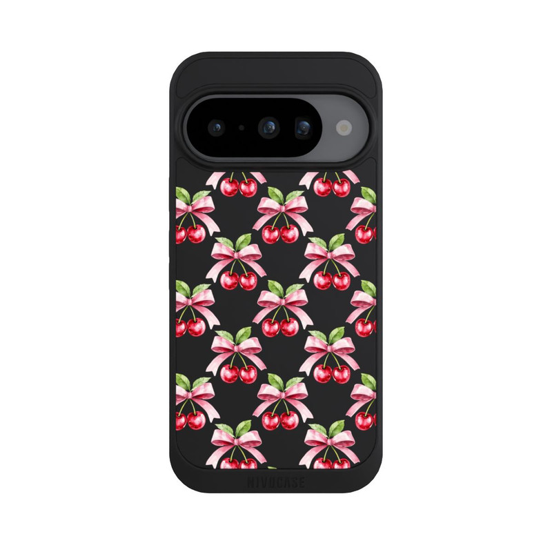 Pixel 10 NIVOpure Kirsche Schleife Art mit KI