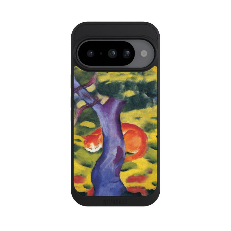 Pixel 10 NIVOpure Katze hinter Einem Baum von Franz Marc