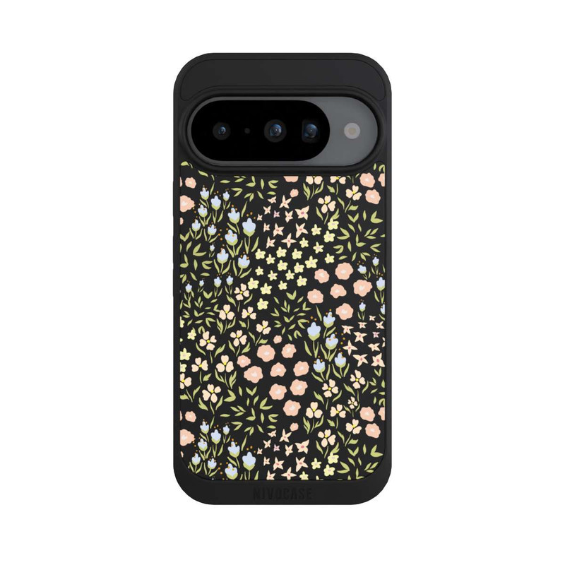Pixel 10 NIVOpure Blumenmuster Pastell Transparent
