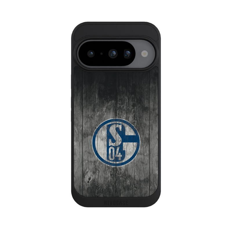 Pixel 10 NIVOpure Schalke 04 Holz Look