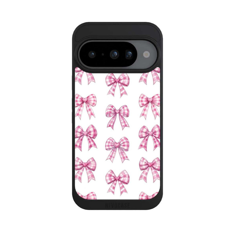 Pixel 10 NIVOpure Pink Gingham Hearts and Bows
