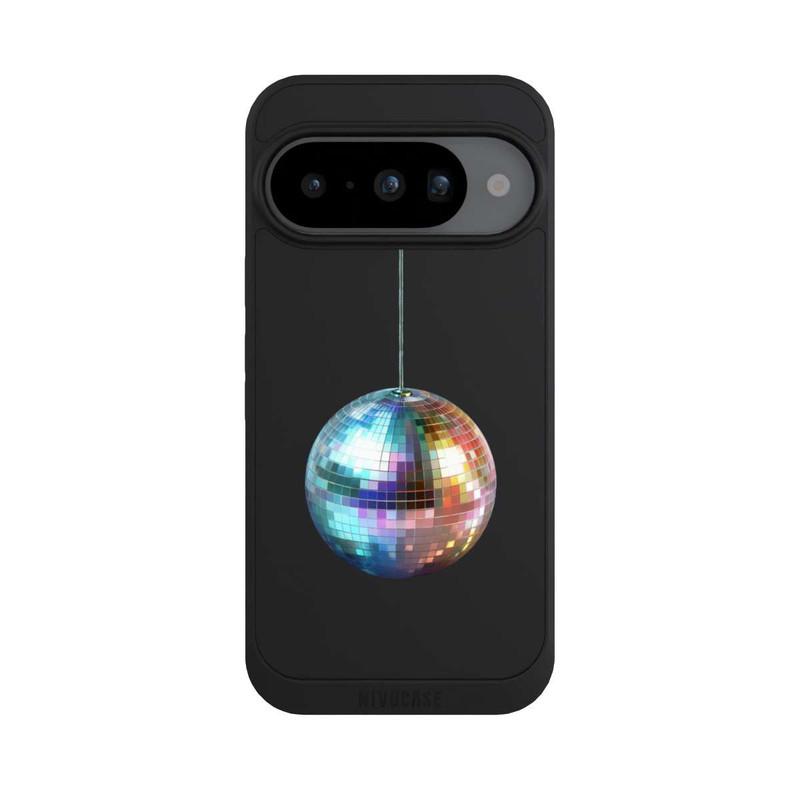 Pixel 10 NIVOpure Disco Balls Party Blue Gold Transparent with AI