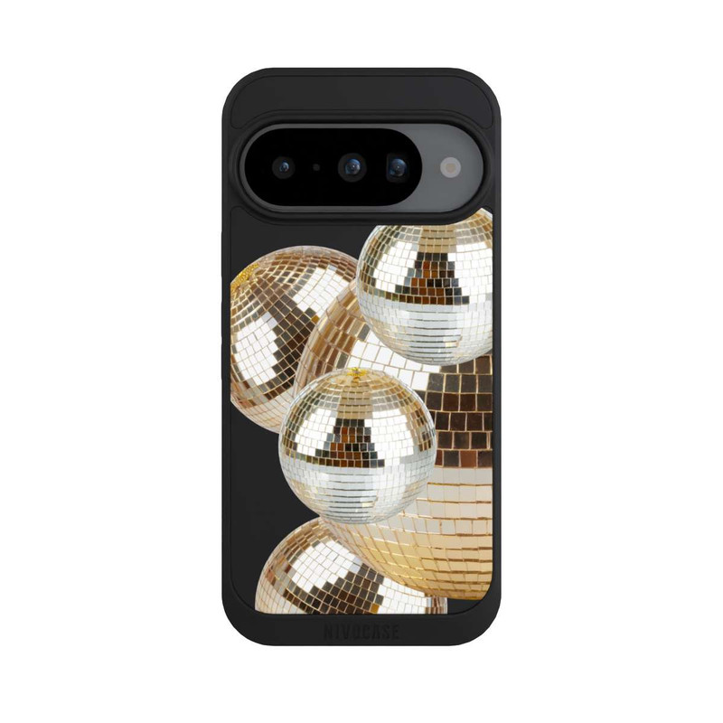 Pixel 10 NIVOpure Disco Ball Party Gold Transparent with AI