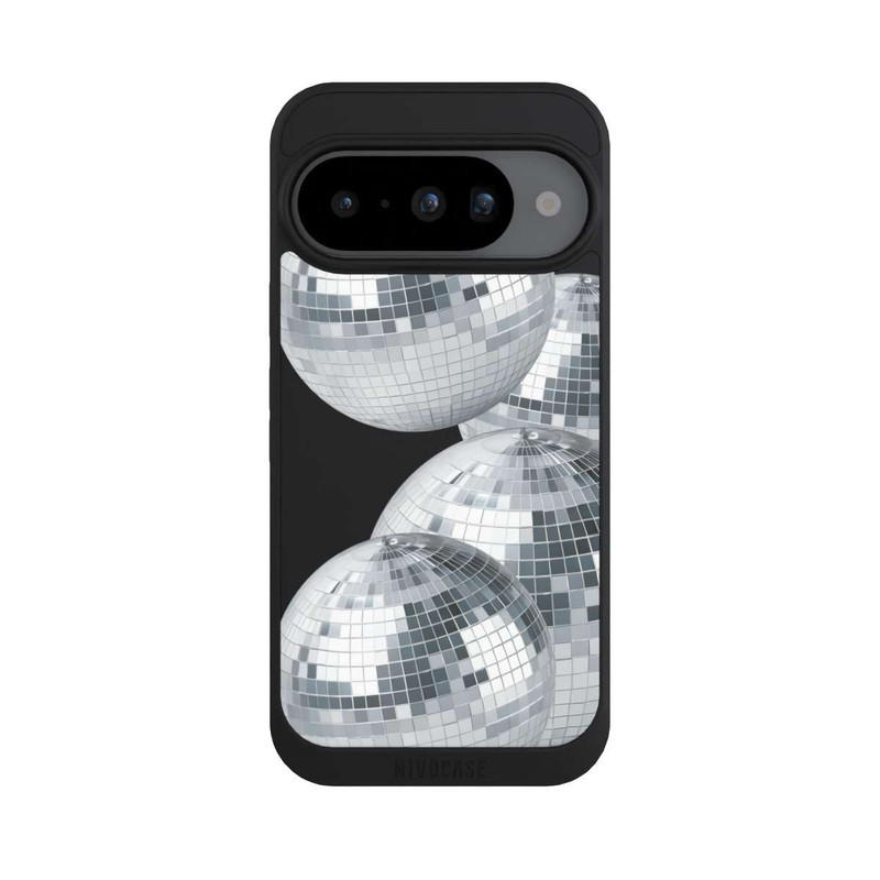 Pixel 10 NIVOpure Disco Ball Party Silver Transparent with AI