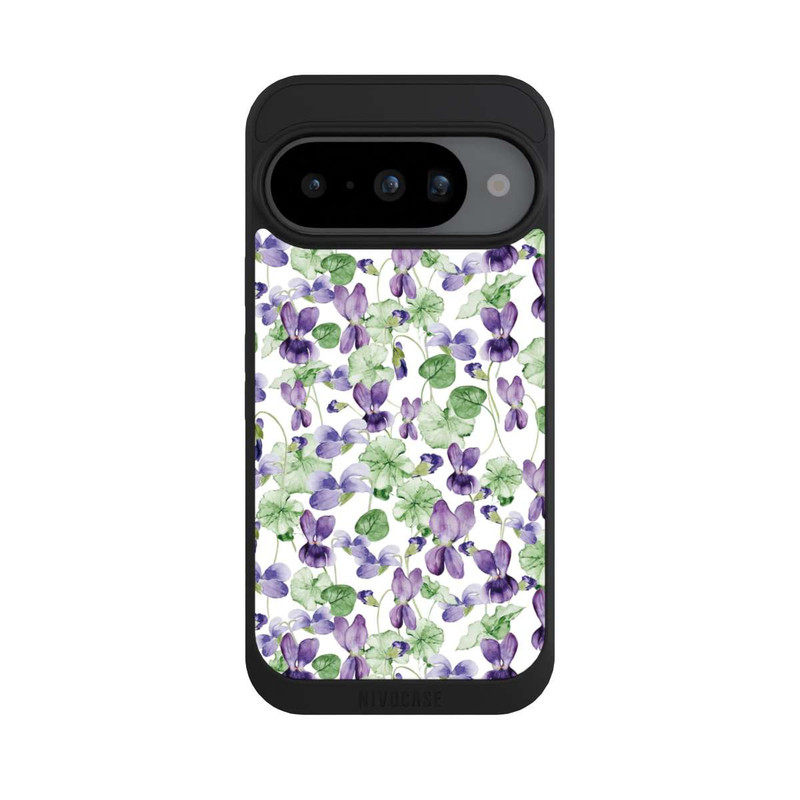 Pixel 10 NIVOpure Purple Wildflowers Pattern Watercolor