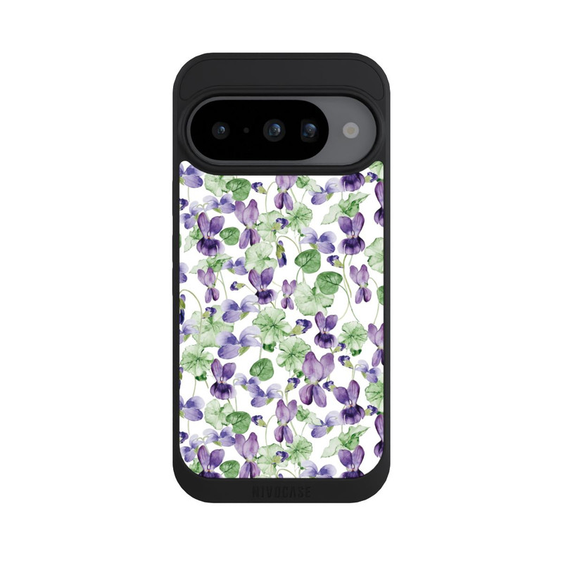 Pixel 10 NIVOpure Purple Wildflowers Pattern Watercolor