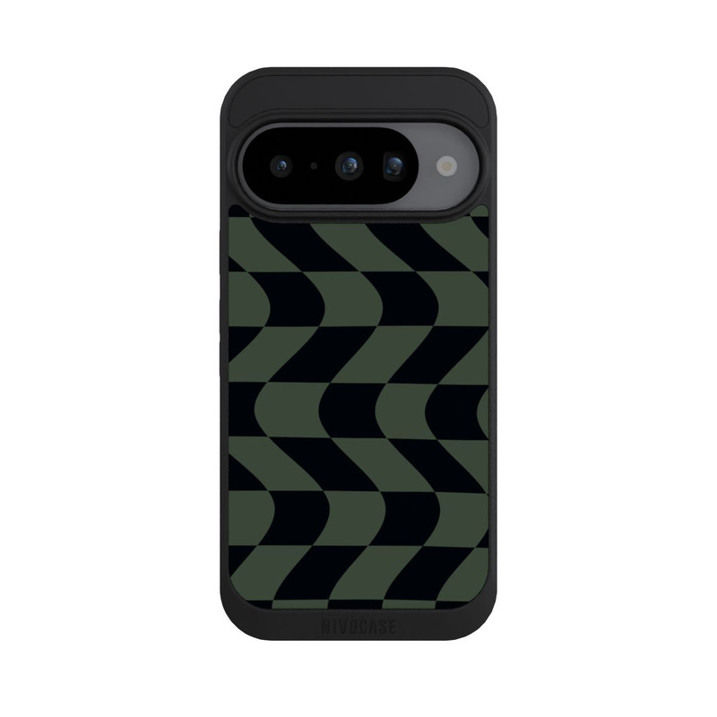 Pixel 10 NIVOpure Checked Pattern Green Black