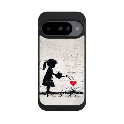 Google Pixel 10 NIVOpure Girl Watering Bunch of Flowers 
