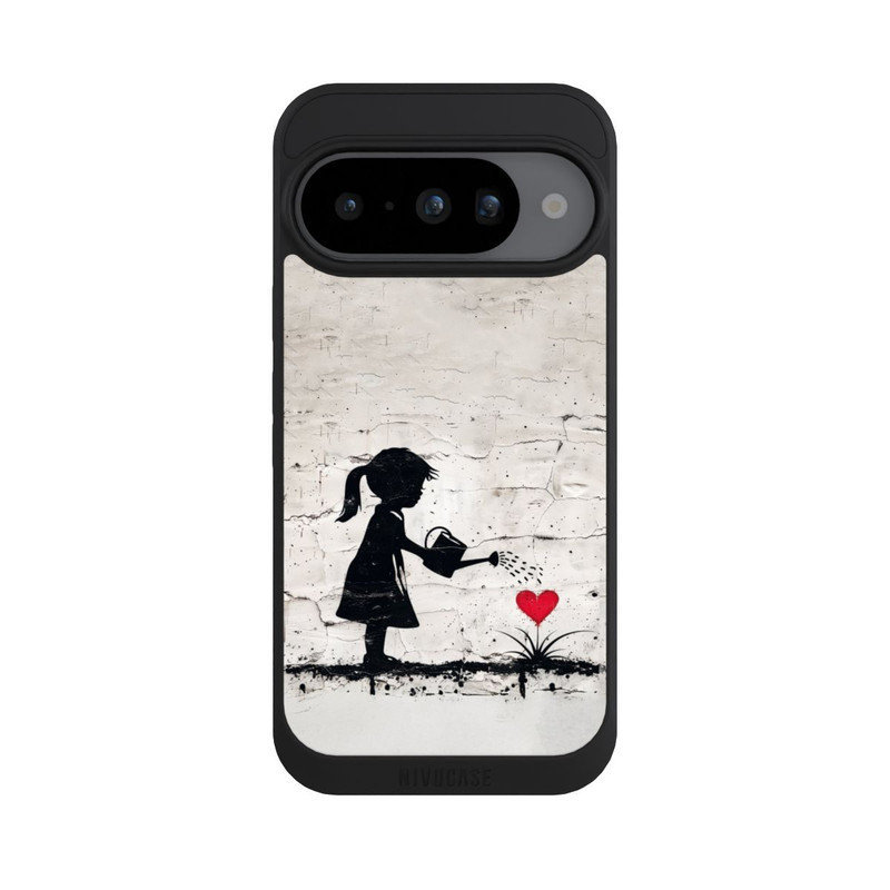 Pixel 10 NIVOpure Girl Watering Bunch of Flowers 