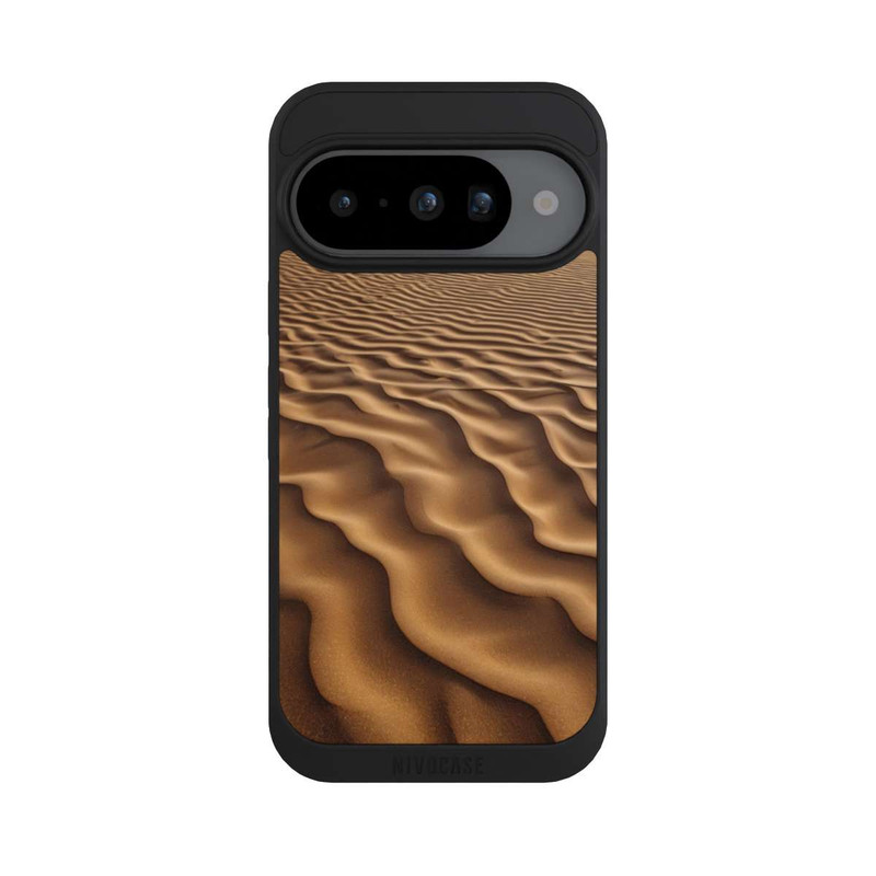 Pixel 10 NIVOpure Sandstruktur Senfgelb mit KI