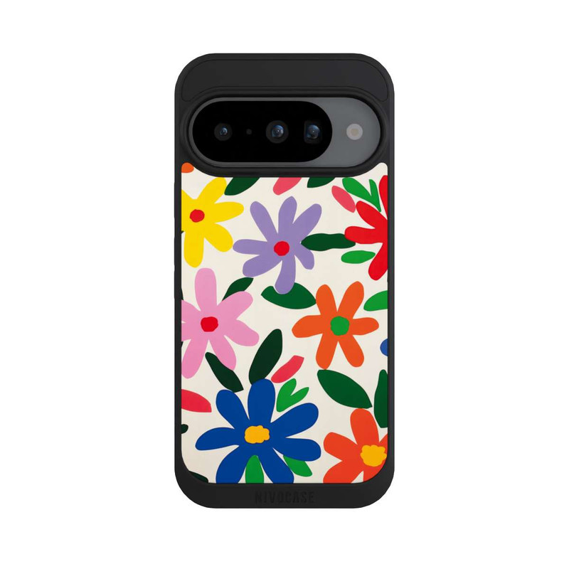 Pixel 10 NIVOpure Sommerblüten Illustration