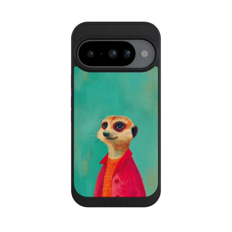 Pixel 10 NIVOpure Meerkat Green Illustration