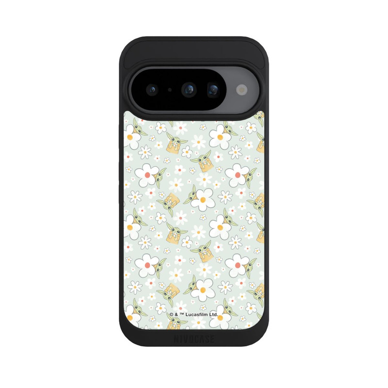 Pixel 10 NIVOpure Baby Yoda Blumen Muster