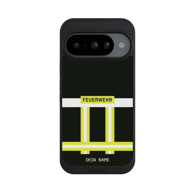 Pixel 10 NIVOpure Feuerwehr Uniform Schwarz Personalisierbar
