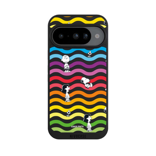 Google Pixel 10 NIVOpure Snoopy Pattern Rainbow Transparent