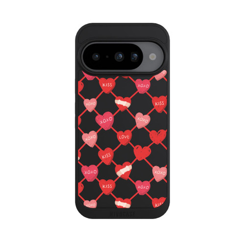 Google Pixel 10 NIVOpure Herz Muster XOXO Rot
