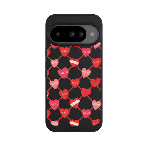 Google Pixel 10 NIVOpure Heart Pattern XOXO Red