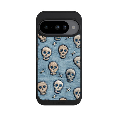 Google Pixel 10 NIVOpure Skulls on Jeans Pattern