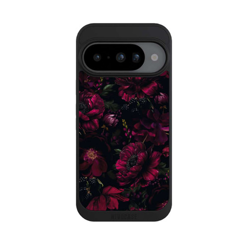Google Pixel 10 NIVOpure Dunkle Rote Blumen Liebe