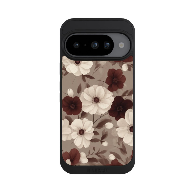Pixel 10 NIVOpure Negative Flower Bordeaux White with AI