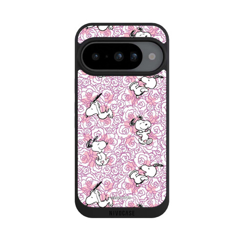 Google Pixel 10 NIVOpure Peanuts Pink Roses Pattern