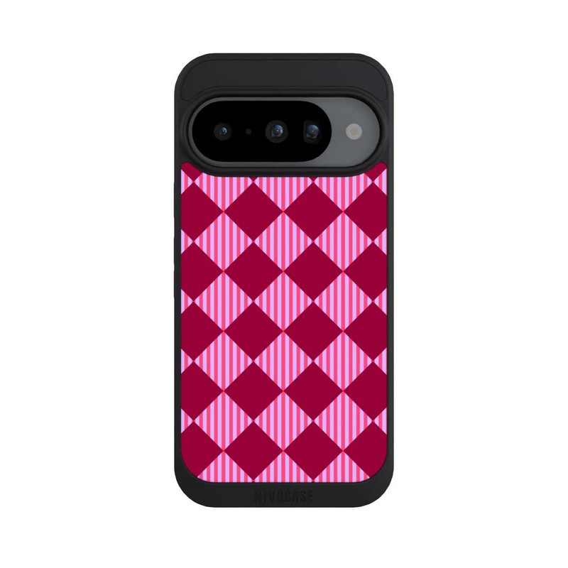 Pixel 10 NIVOpure Diamond Pattern Red Pink