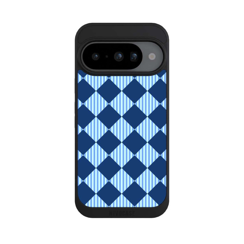 Pixel 10 NIVOpure Rauten Muster Blau
