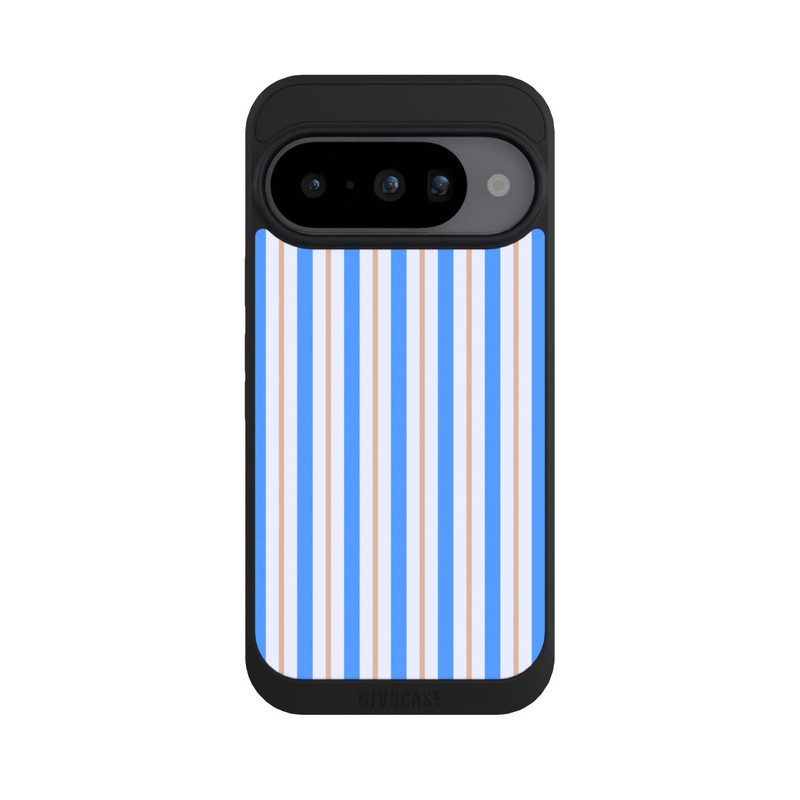 Pixel 10 NIVOpure Streifen Blau Beige