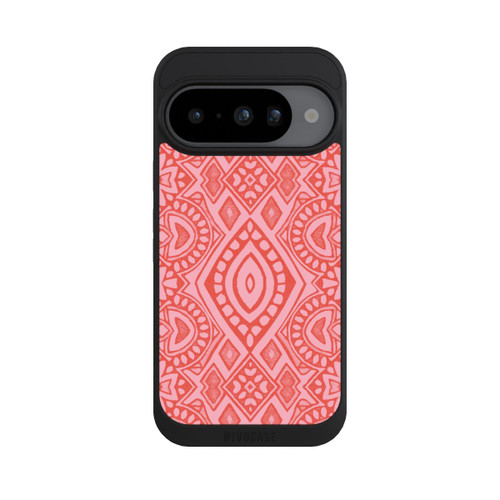 Google Pixel 10 NIVOpure Boho Geometric Intricate Tribal Design in Shades of Pink