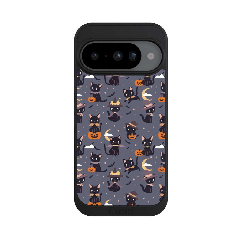 Pixel 10 NIVOpure Cute Halloween Witch Cats and Pumpkins