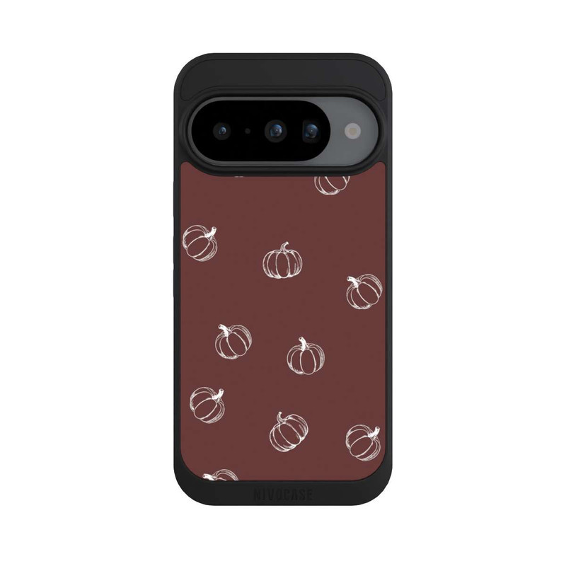 Pixel 10 NIVOpure Kürbiszeit Muster Braun