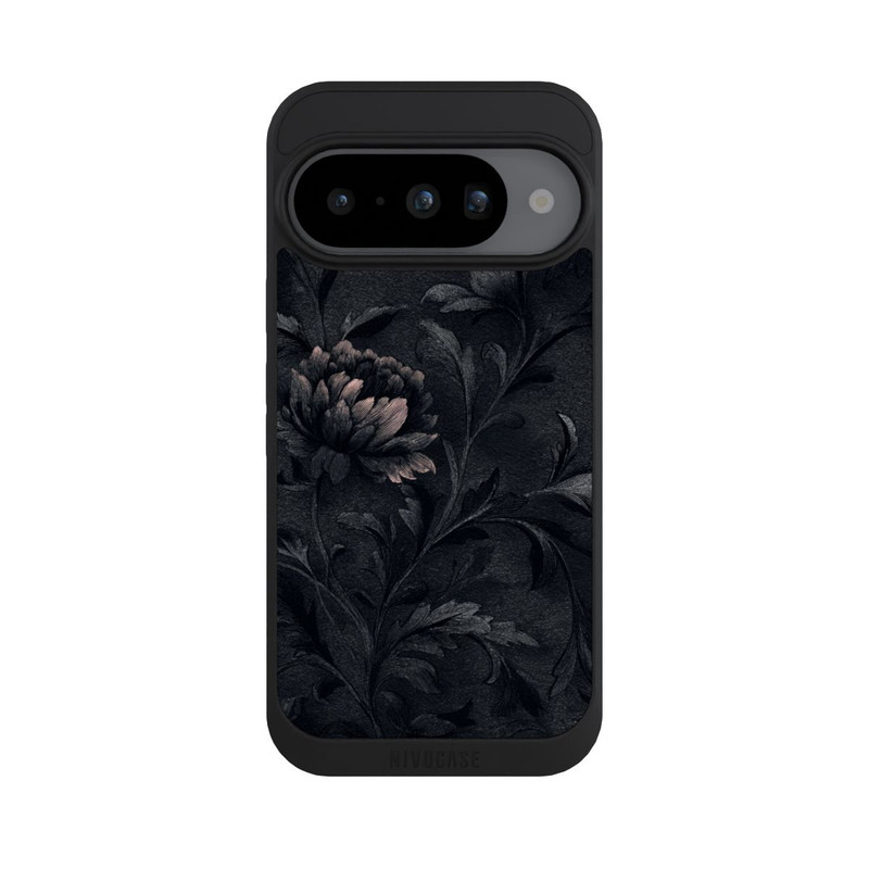 Pixel 10 NIVOpure Dunkles Blumenmuster Vintage